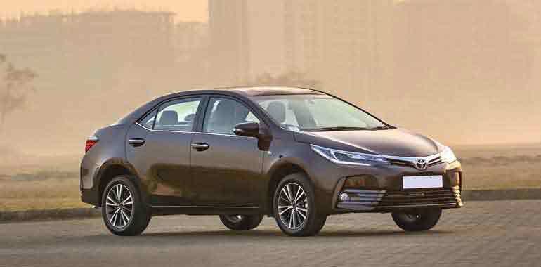  Toyota Corolla Altis Car Rental Service in Chennai